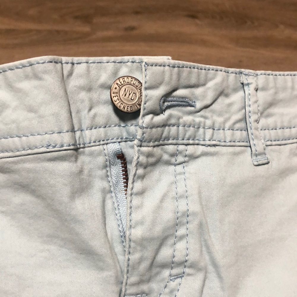 Juniors Aeropostale Light Blue Shorts Size 000 - Picture 5 of 5